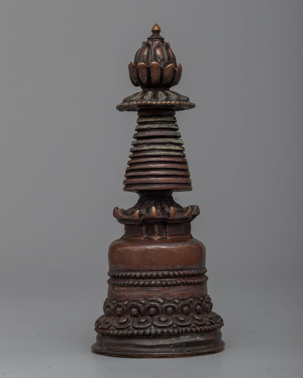 Machine Made Stupa | Embrace Serenity with this Beautiful Buddhist Symbol