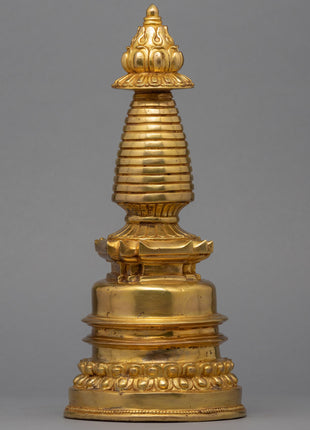 24K Gold Plated Stupa