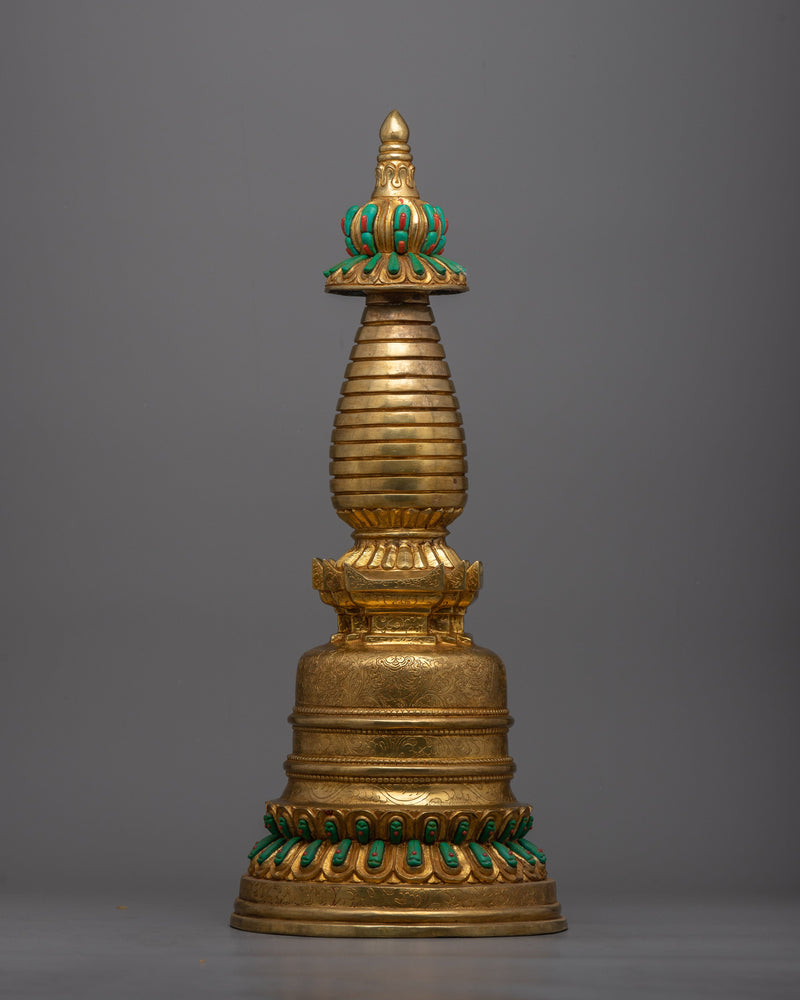 Handcrafted Spiritual Stupa
