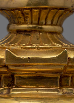 24K Gold Plated Stupa | Kadampa Style Stupa | Religious Decors