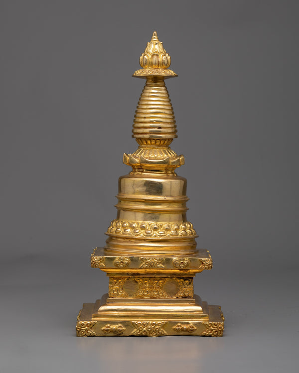 Handcrafted Golden Stupa