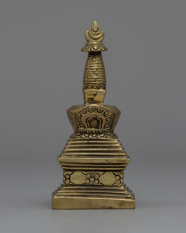 Buddhist Brass Stupa