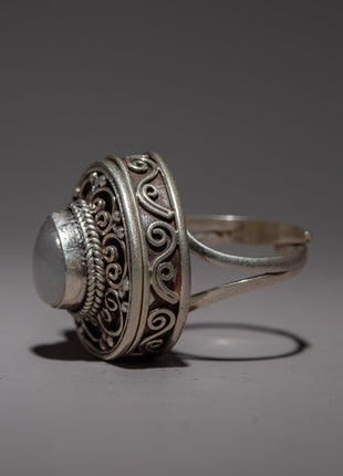 Moon Stone Ring | Artisan Crafted Gemstone Jewelry"