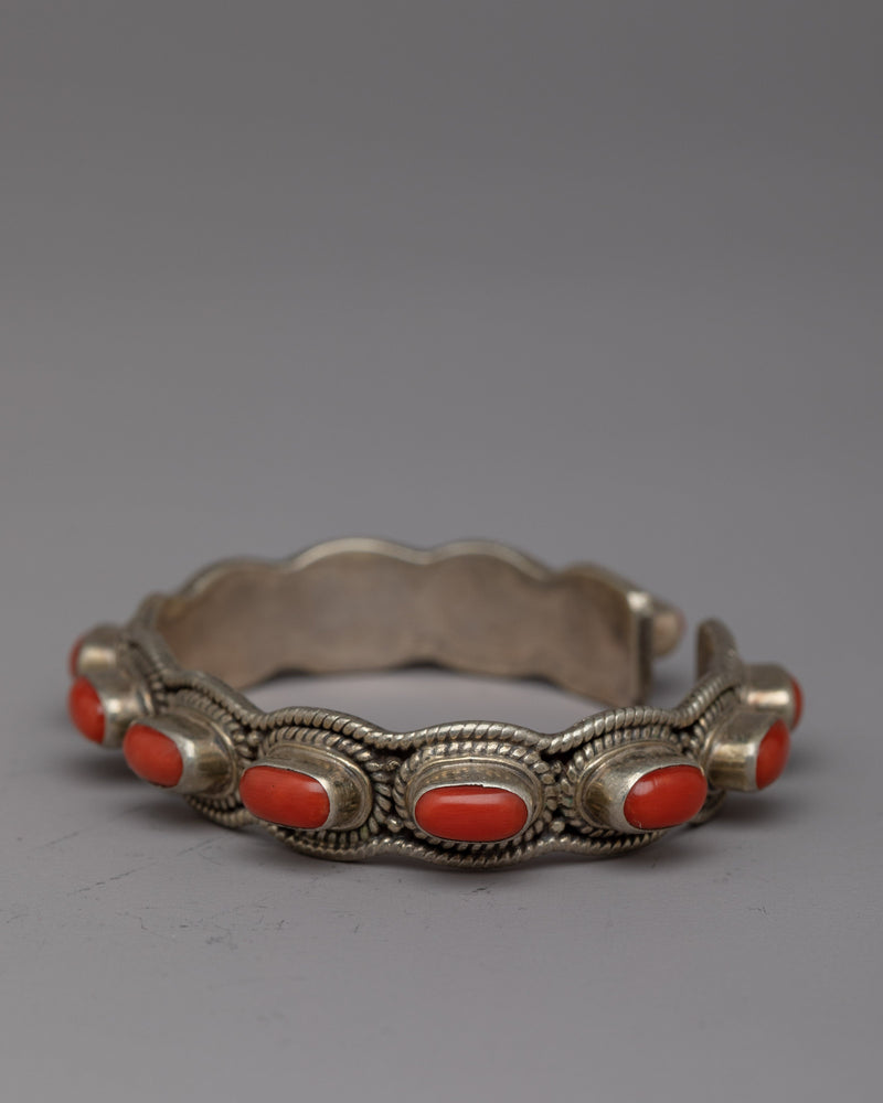 Red Coral Stone Bracelet | Unique and Stylish Jewelry for Men and Women