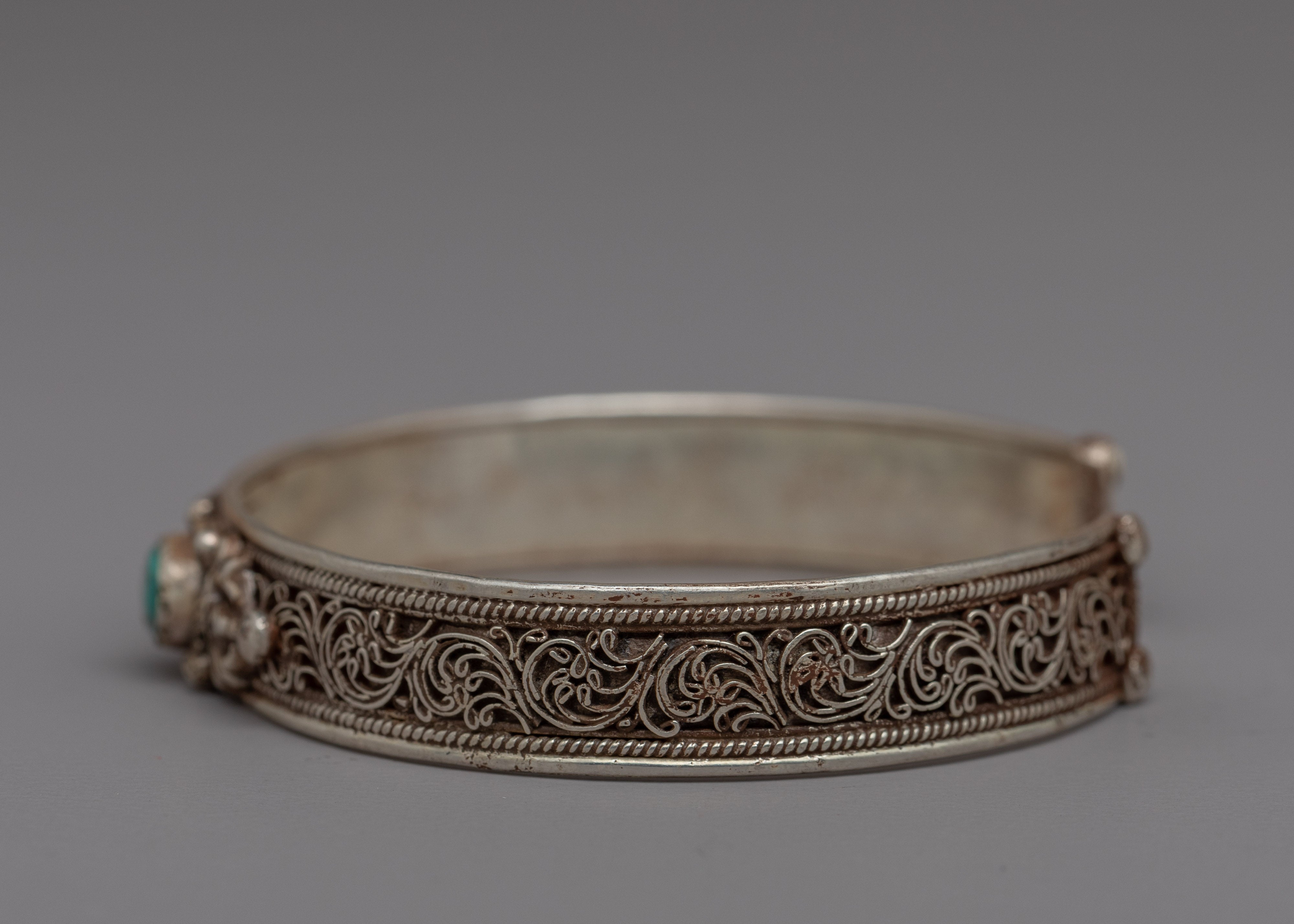 Silver Alloy Handcrafted Trending Bracelet | Stylish and Unique Accessories