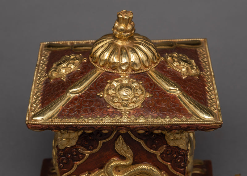 Vintage Treasure Box | Finely Carved Ritual Box