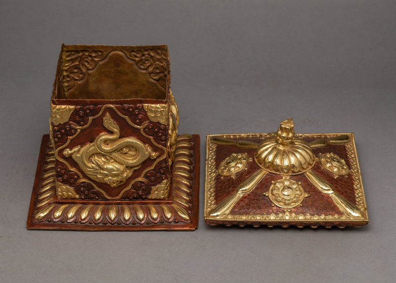 Vintage Treasure Box | Finely Carved Ritual Box