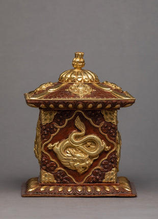 Vintage Treasure Box | Finely Carved Ritual Box