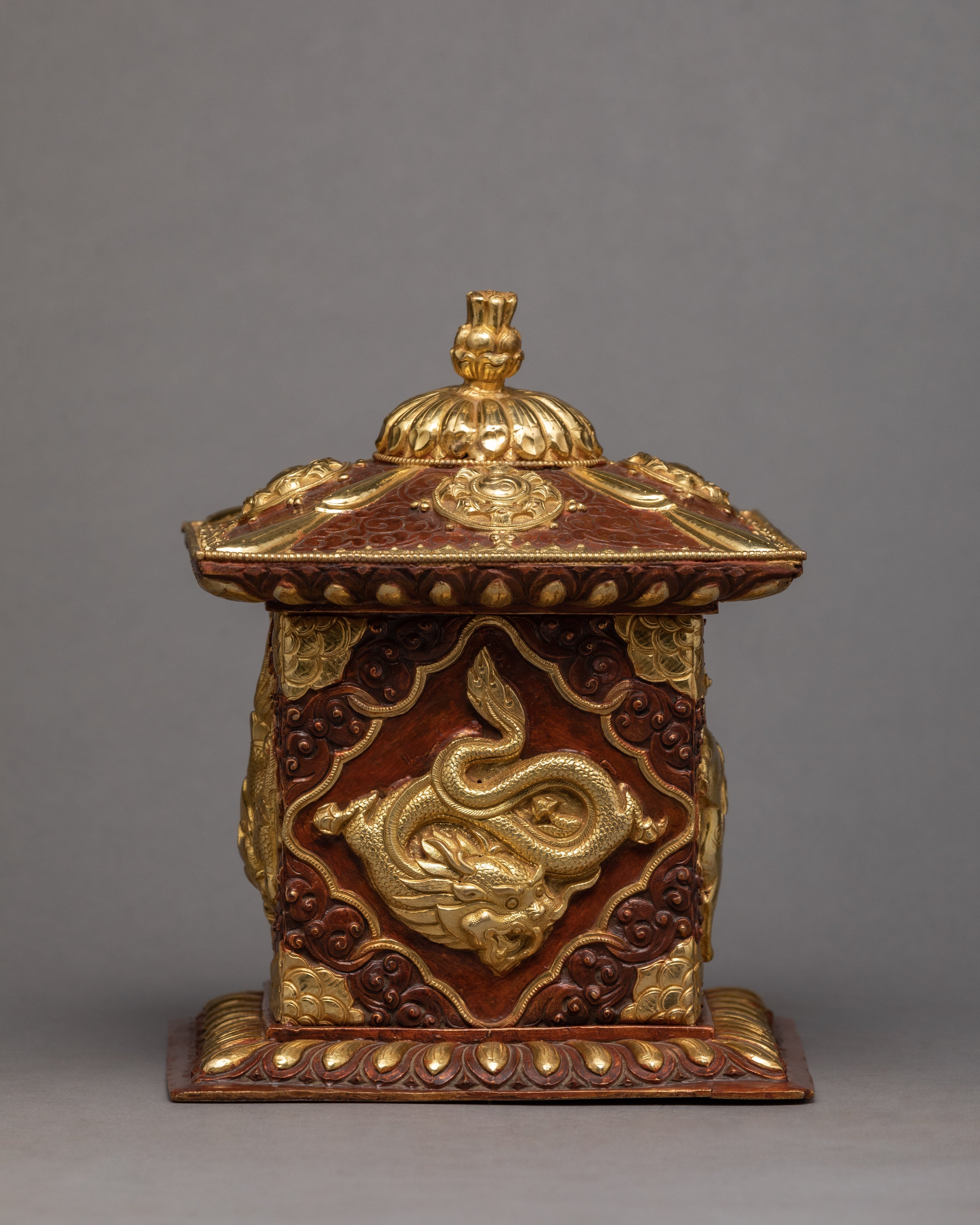 Vintage Treasure Box | Finely Carved Ritual Box