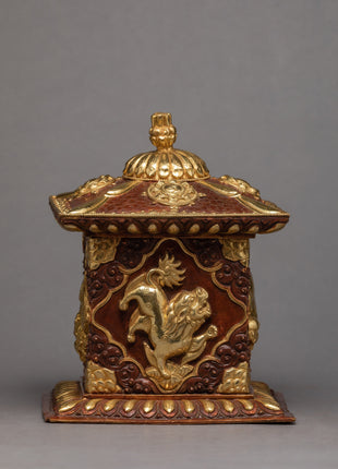 Vintage Treasure Box | Finely Carved Ritual Box