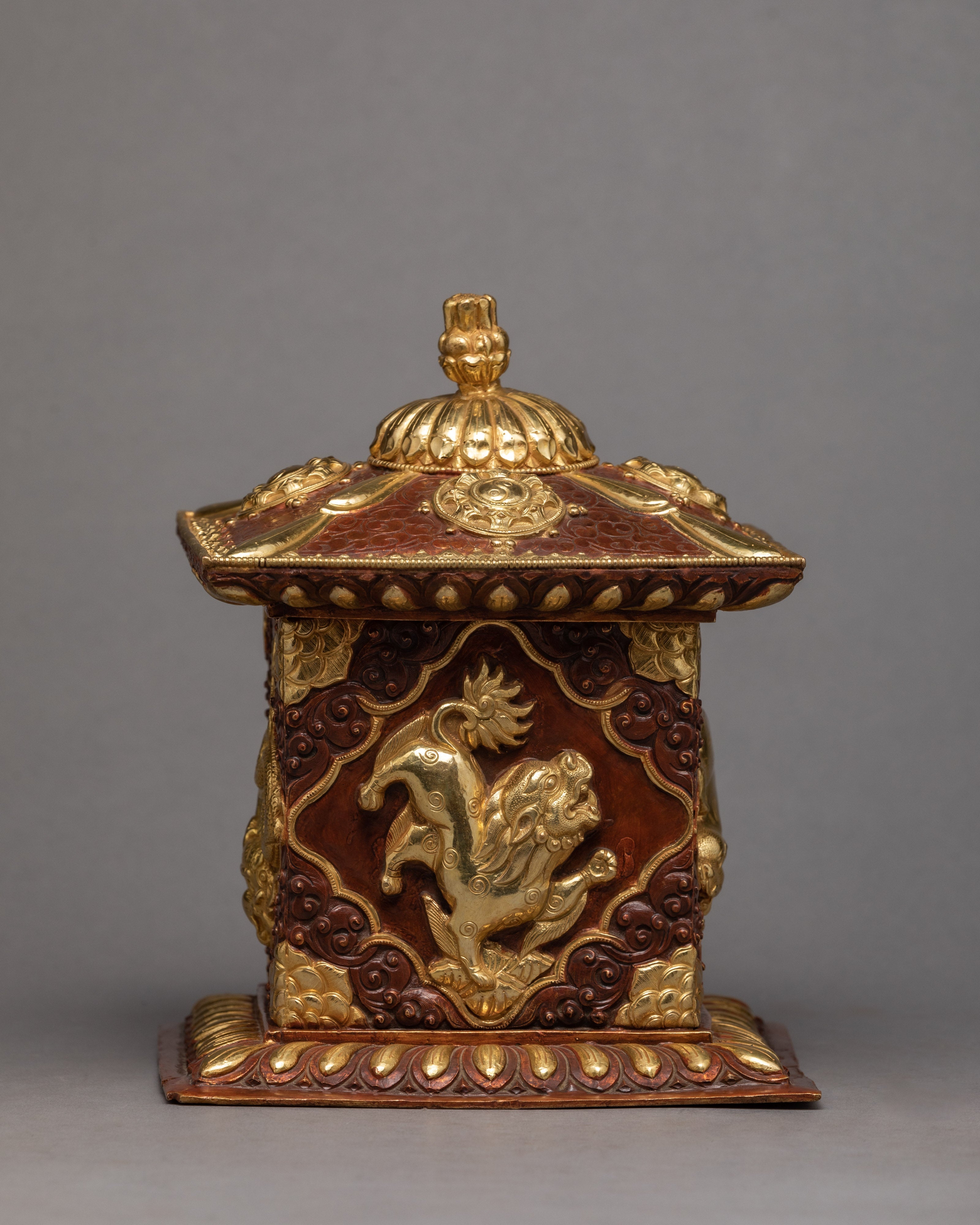 Vintage Treasure Box | Finely Carved Ritual Box