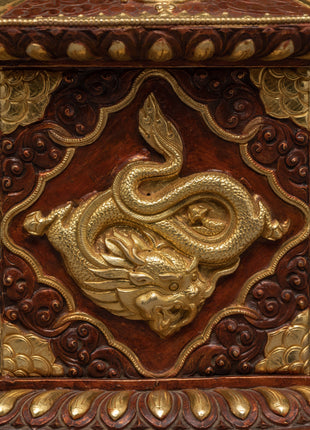 Vintage Treasure Box | Finely Carved Ritual Box