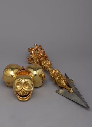 Phurba Dagger with Stand | Reverence and Decorative Display