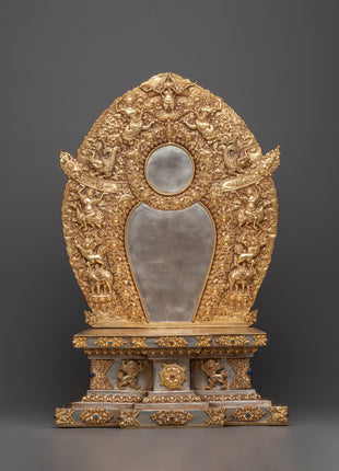 Copper Buddhist Statue Throne