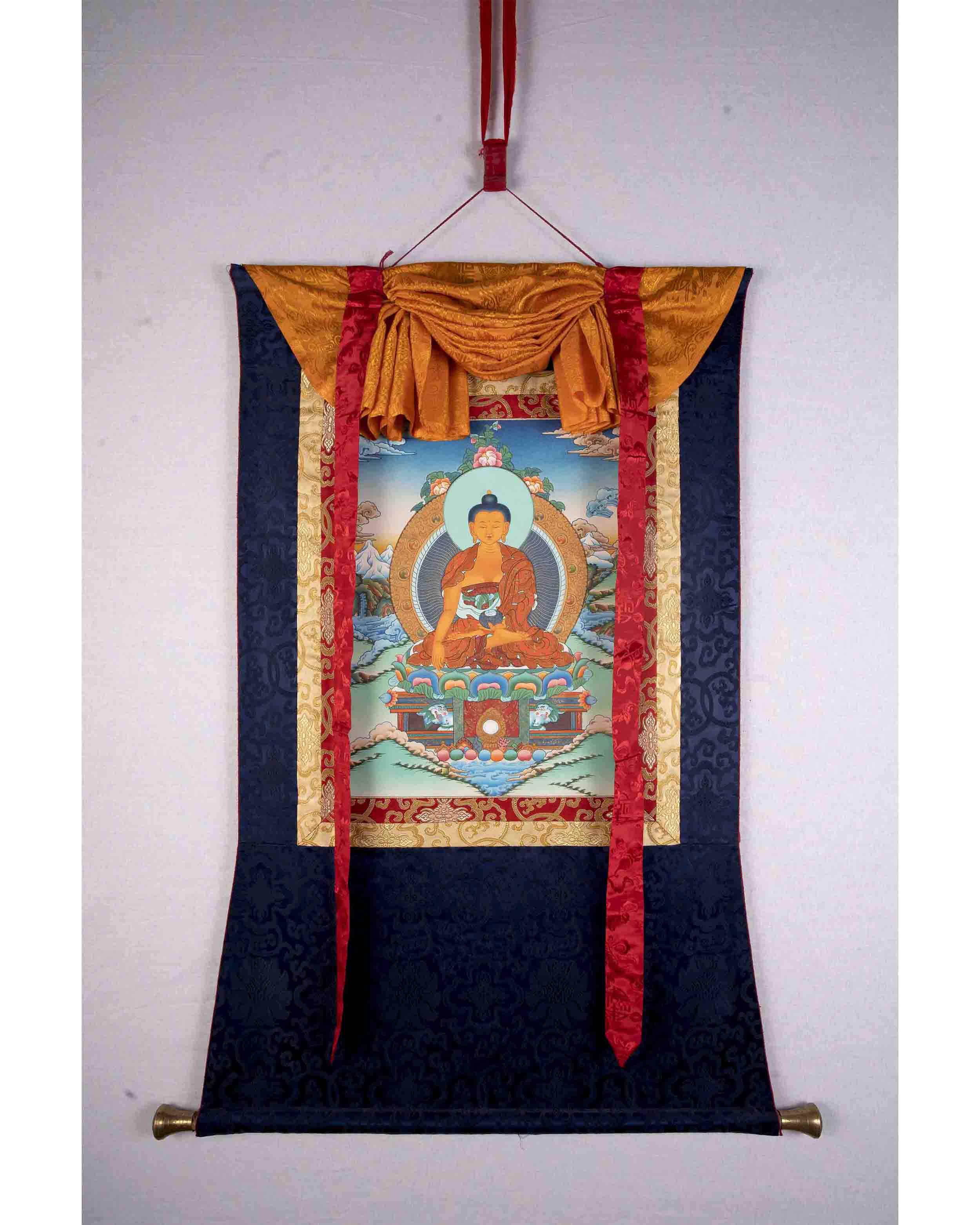 Tibetan Shakyamuni Thangka |  Buddha Thangka