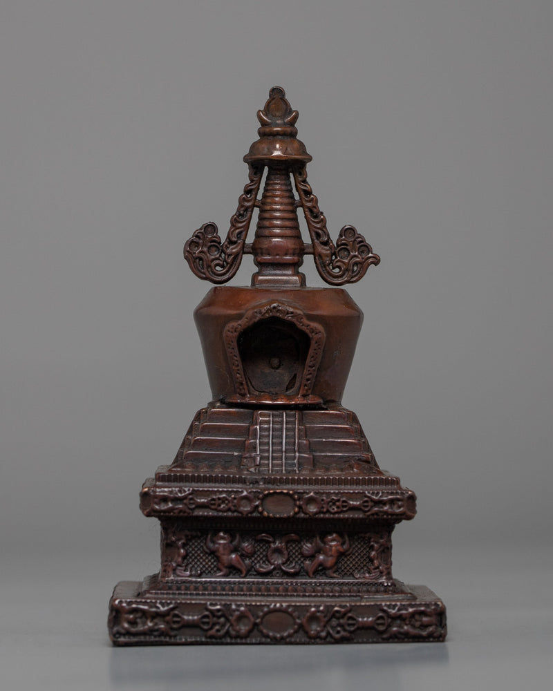 Tibetan Stupa | Handcrafted Chorten | Religious Home Decor