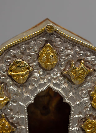 Ancient Ghau Box | Buddhist Religious Items | Ritual Decor Object