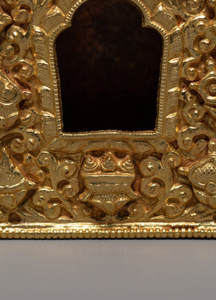 Religious Ghau Box | Buddhist Treasure Box | Religious Artifacts | Ritual Decor Items