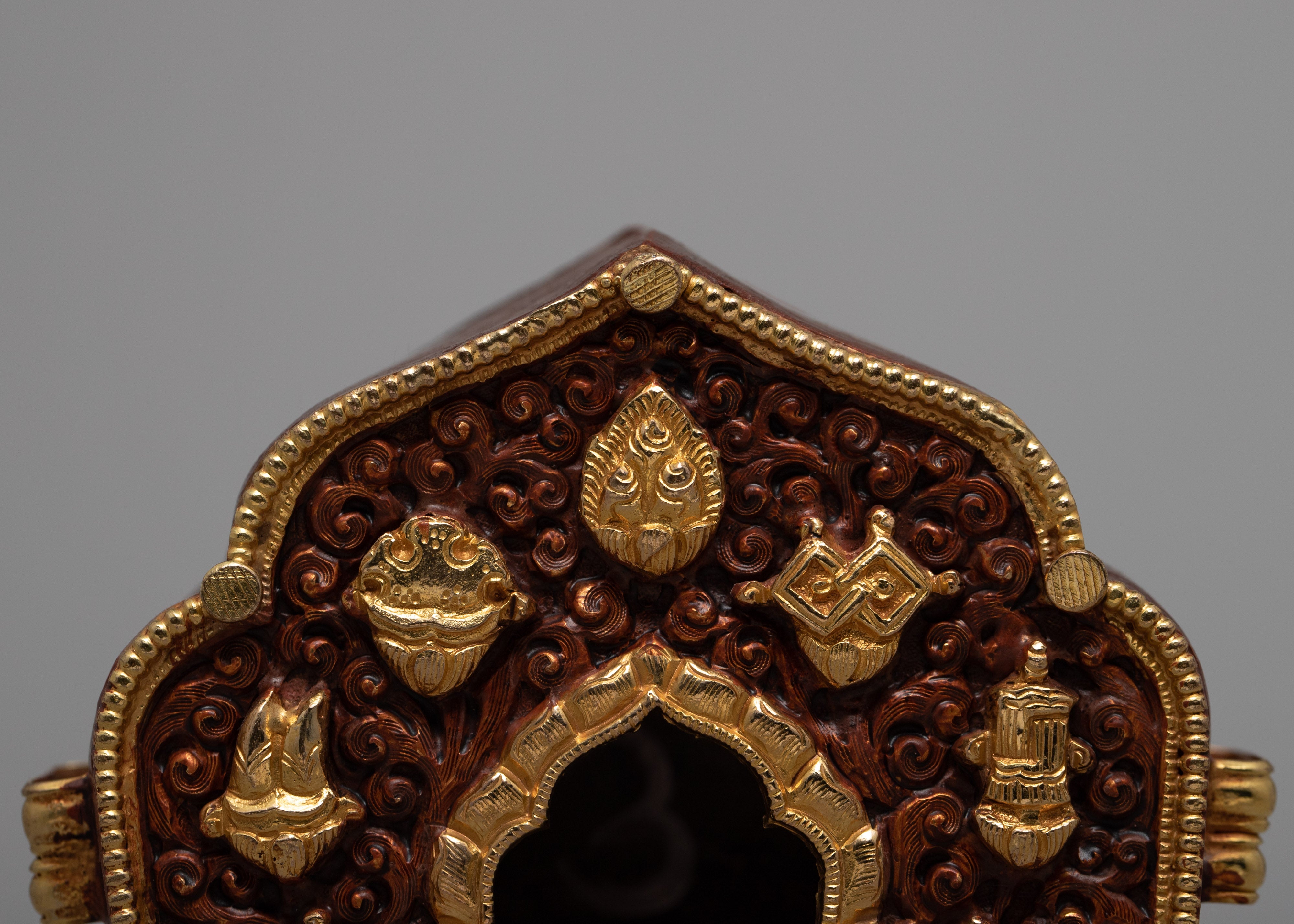 Buddhist Ghau Box | Buddhist Altar Supplies | Ritual Decor Items