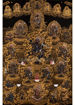 Troma Nagmo Thangka, High Quality Canvas Print, Thangka Print