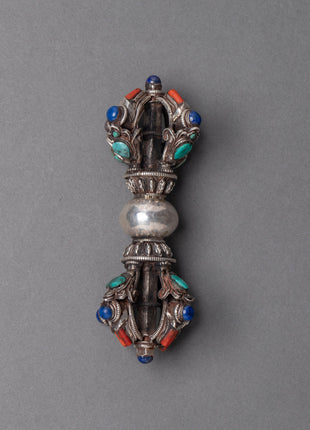 Buddhist Silver Vajra 