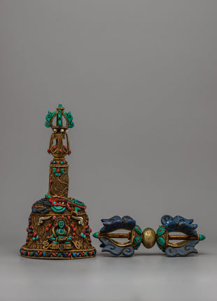 Gemstones Vajra and Bell