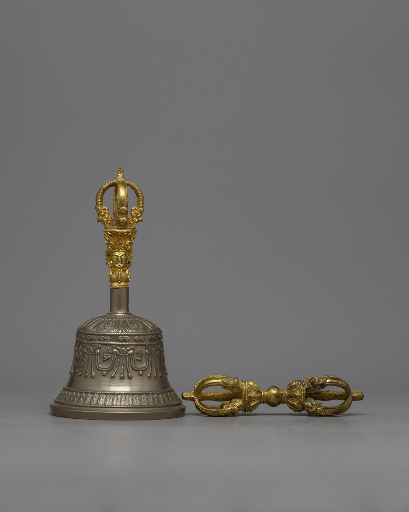 Bronze Vajra and Bell Set