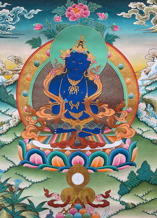 Vajradhara Original Hand Painted Thangka | Wall Decoration Painting