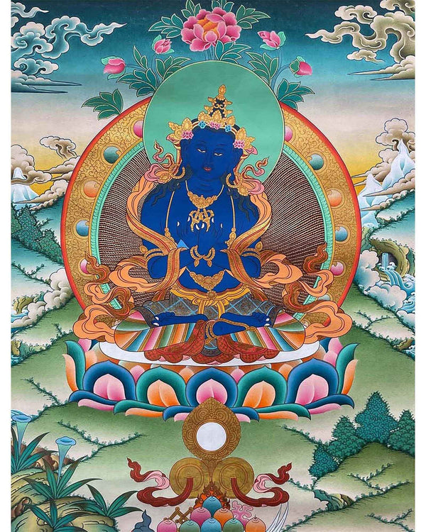 Vajradhara Original Hand Painted Thangka | Wall Decoration Painting