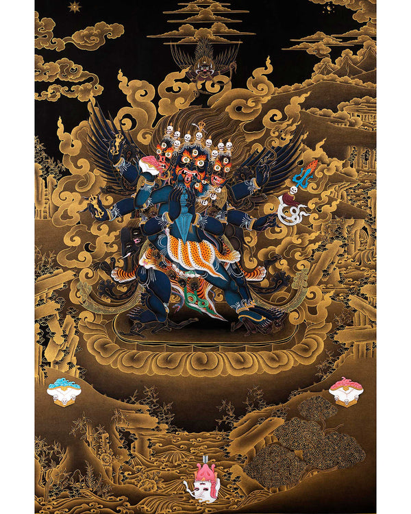 Vajrakilaya thangka