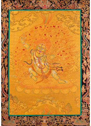 Vajrapani Thangka | Wall Hanging Canvas Art