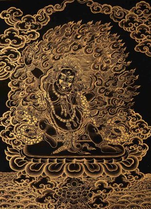 Vajrapani Thangka | Religious Buddhist Artwork