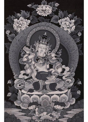 Vajrasattva Thangka Painting | Consort in Union |Himalayan Art