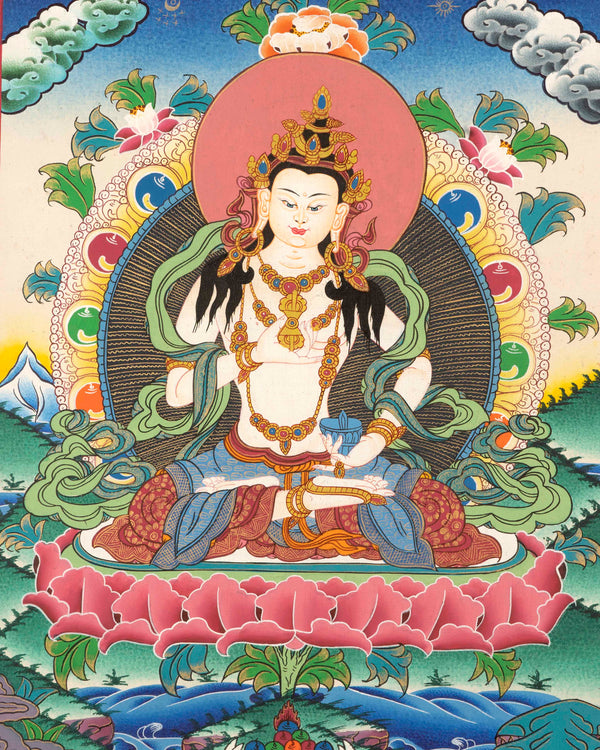 Vajrasattva Thangka | Tibetan Thangka Art
