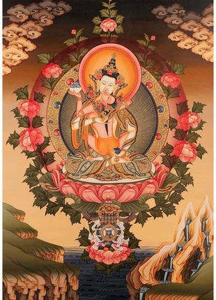 Vajrasattva Yab Yum | Traditionally Hand-Painted