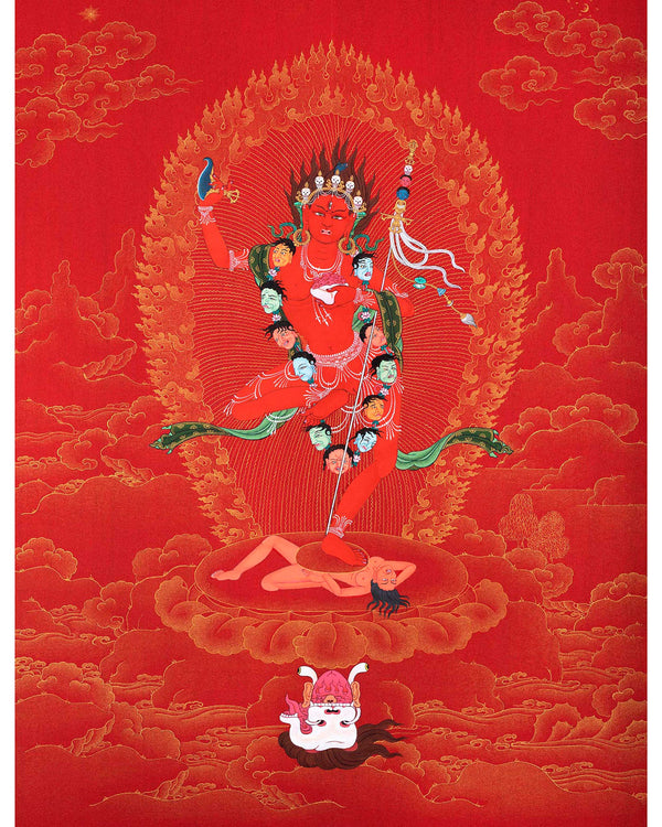 vajravarahi dorje phagmo thangka