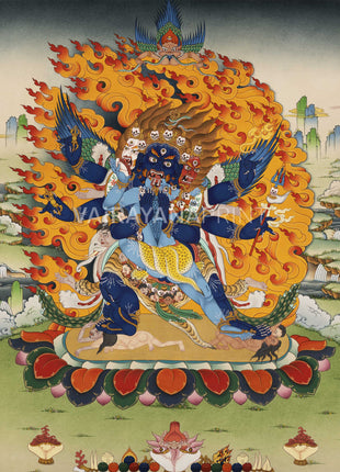 Vajrakilaya Thangka Print 
