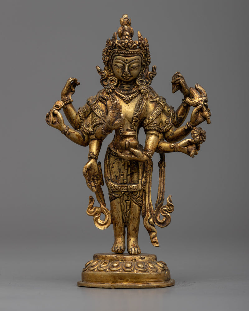 Vasudhara Goddess Statue | Traditional Tibetan Style Buddhist Statue