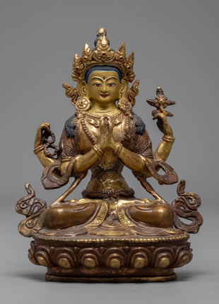 VintageChenresig Statue