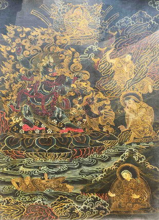 Vintage Mahakala Thangka | Wall Hanging