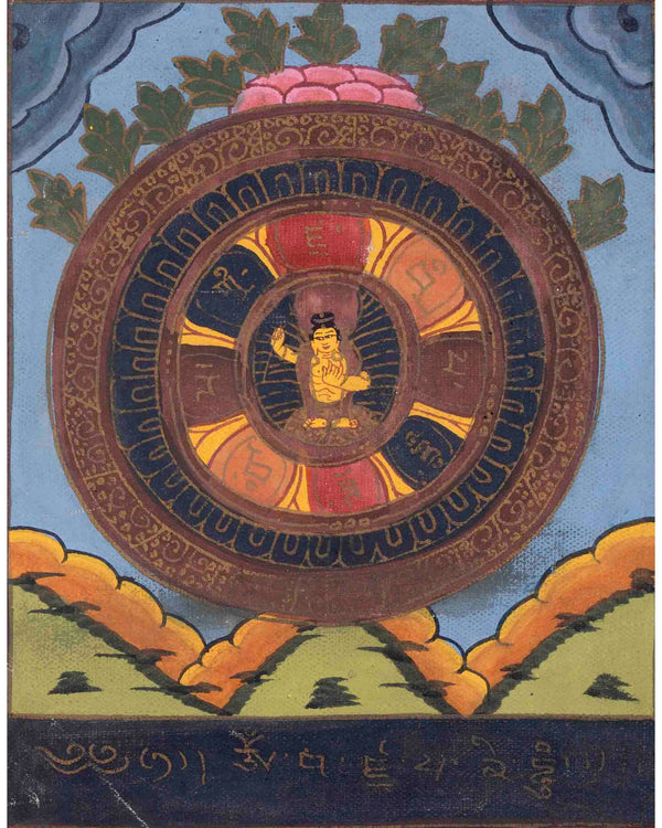 Vintage Manjushri Thangka