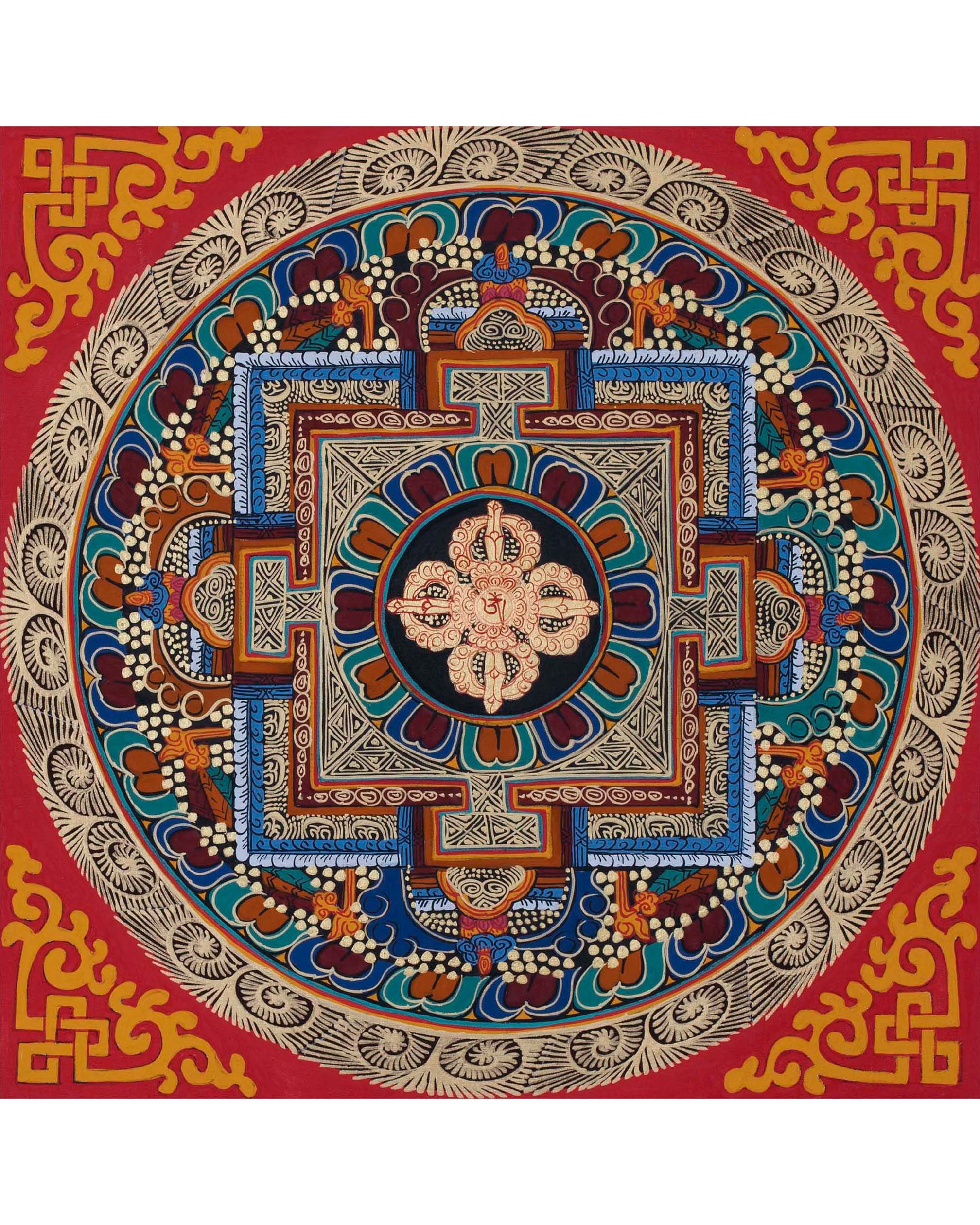 Vishava Vajra mandala| Tibetan Thangka Painting