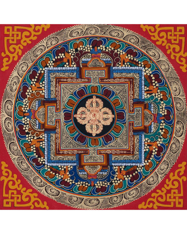 Vishava Vajra mandala| Tibetan Thangka Painting