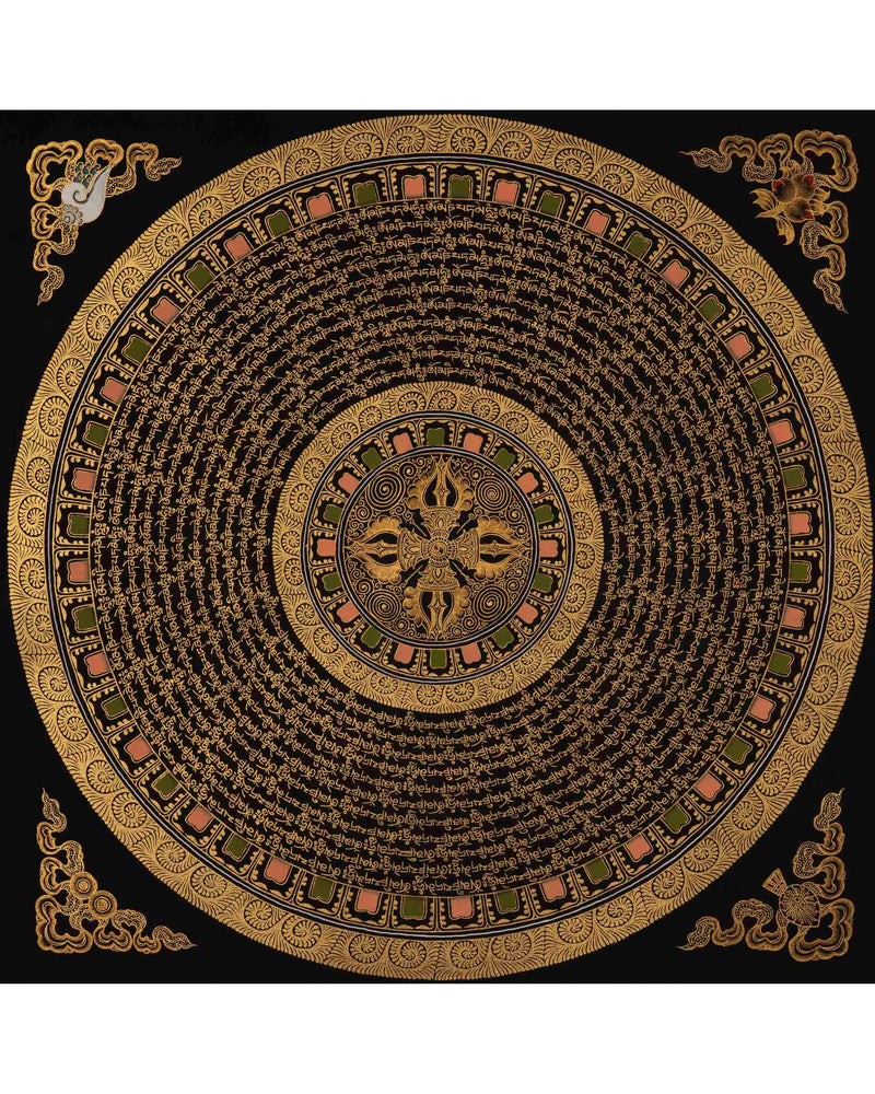 Vishwa Vajra Mandala | Traditional Buddhist Art | Wall Decorations