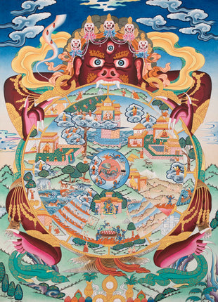 Wheel of Life Buddhist Painting | Himalayan Art