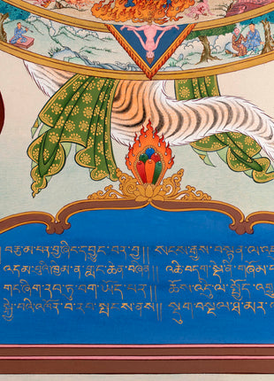The Wheel Of Life Thangka, Tibetan Bhavachakra Mandala, Buddhist Painting