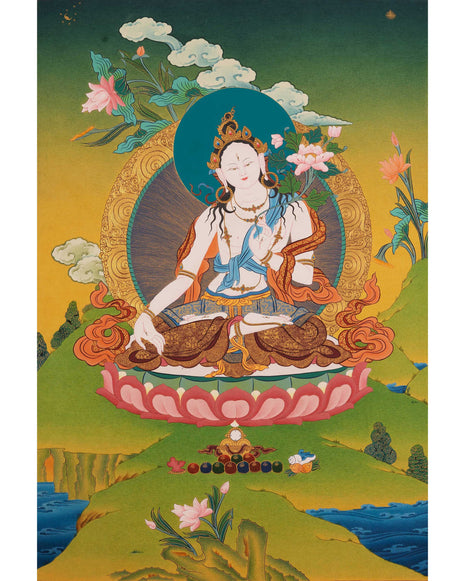 White Tara Thangka
