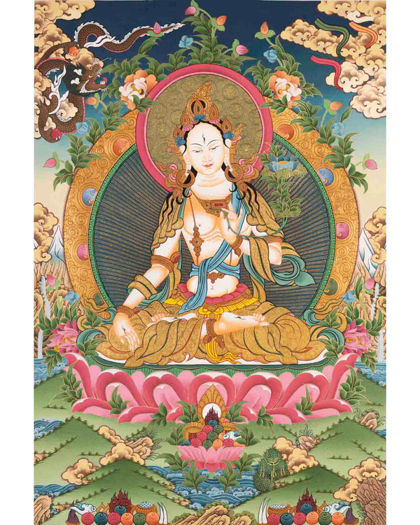 White Tara Art | Traditional Tibetan Art | Wall Decors