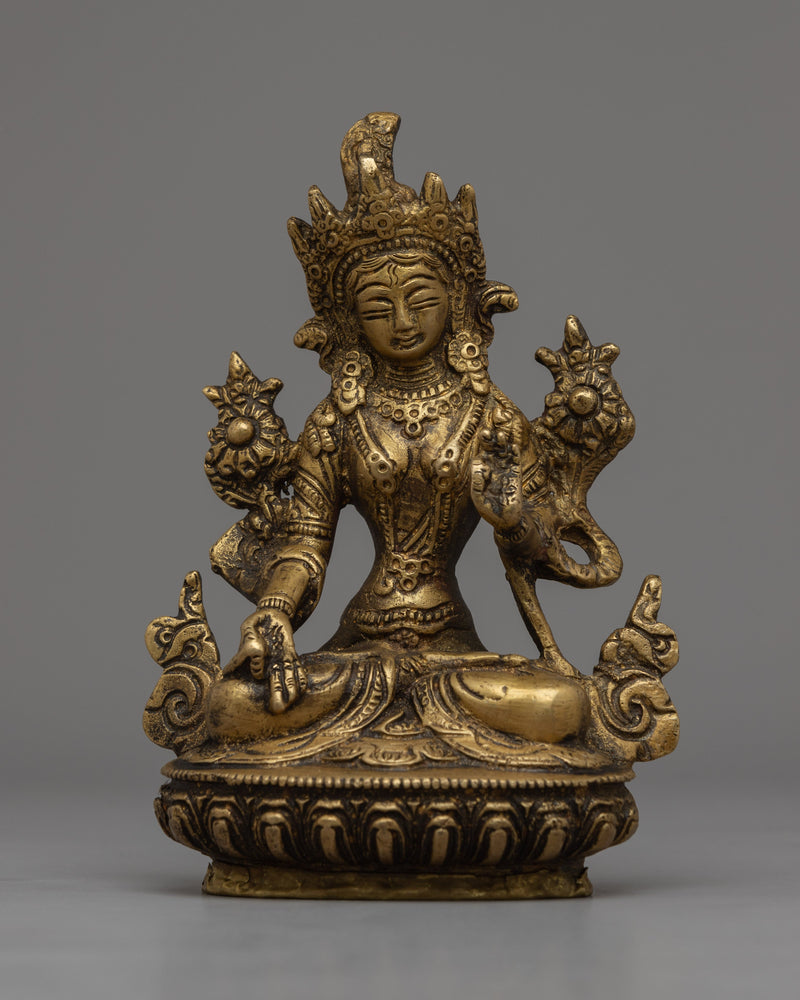 White Tara Female Goddess Statue