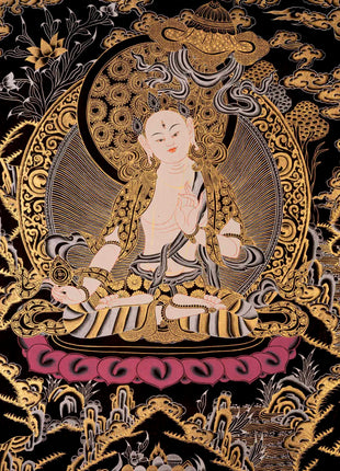 Bodhisattva White Tara | Tibetan Thangka Painting